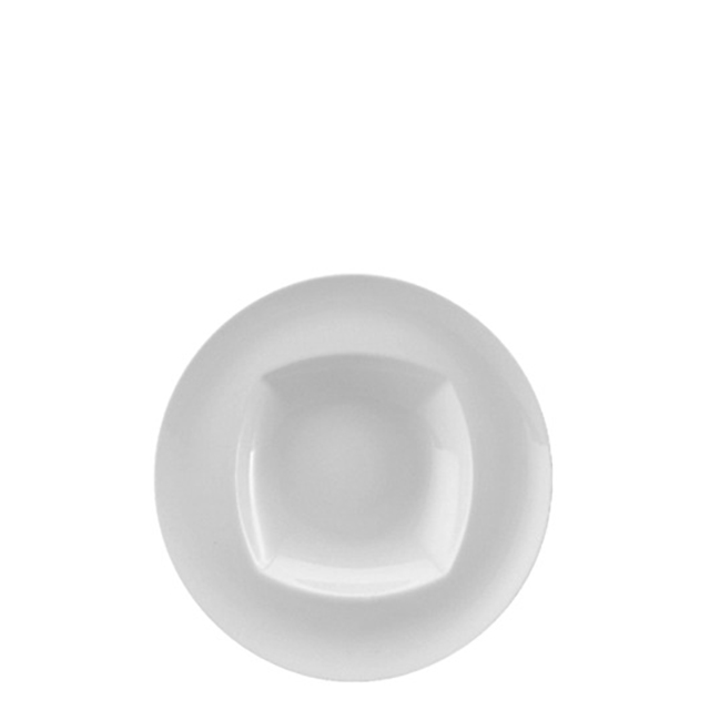 Teller Creative tief | viereckiger Spiegel mit Fahne 17 cm