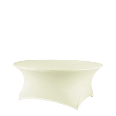Banketttischhusse Creative champagner | rund  Ø 180 cm