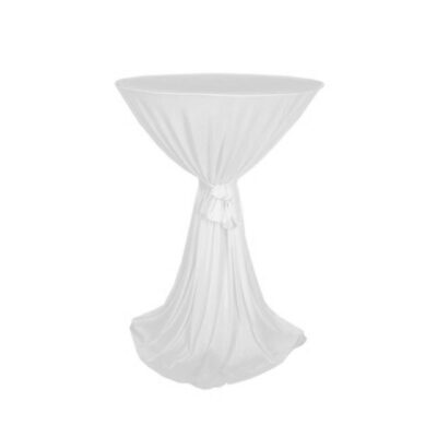 Stehtischhusse Royal weiß