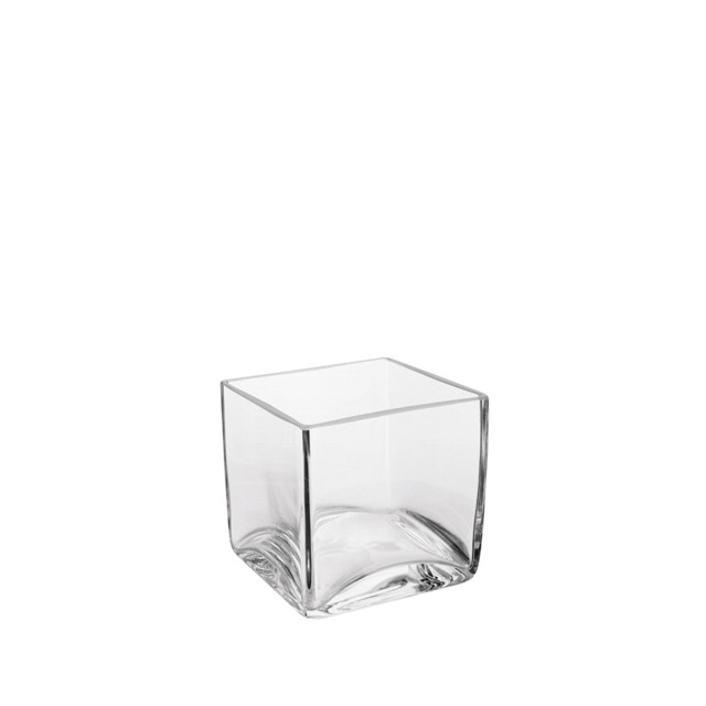 Windlicht Würfel Glas | 10 x 10 cm