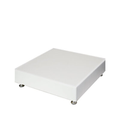 Loungetisch Leder weiß