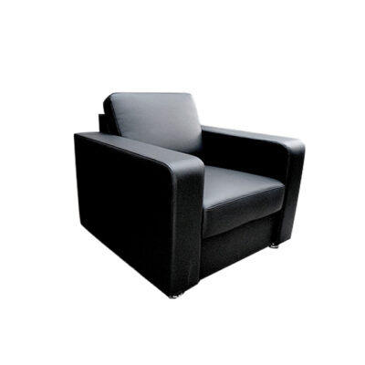 Ledersessel Monti schwarz