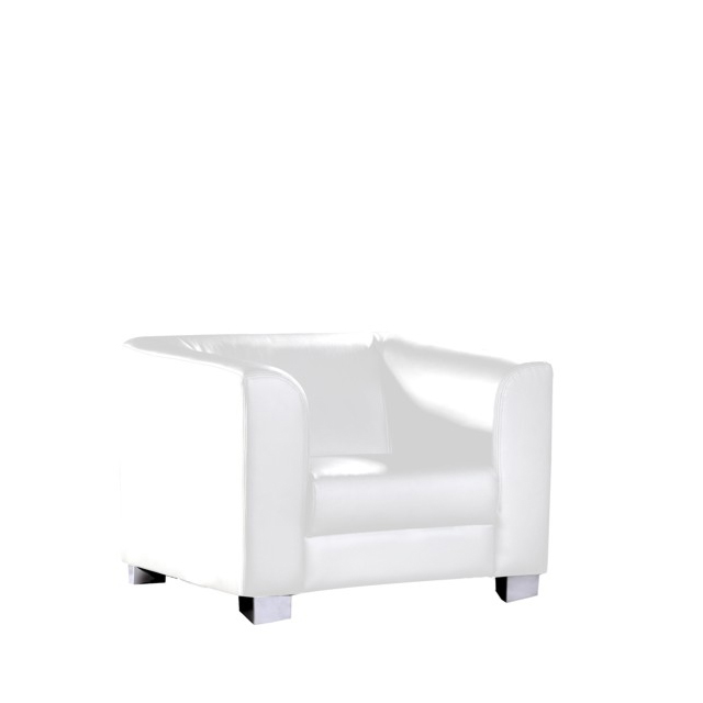32155-eventtool24-Lounge WHITE-Ledersessel Majestic weiß