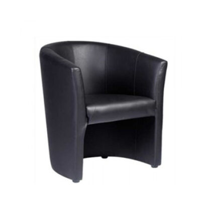 Sessel Leder schwarz
