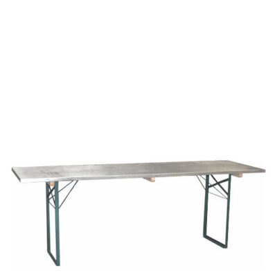 Edelstahlhaube für Biertisch 70 x 220 cm