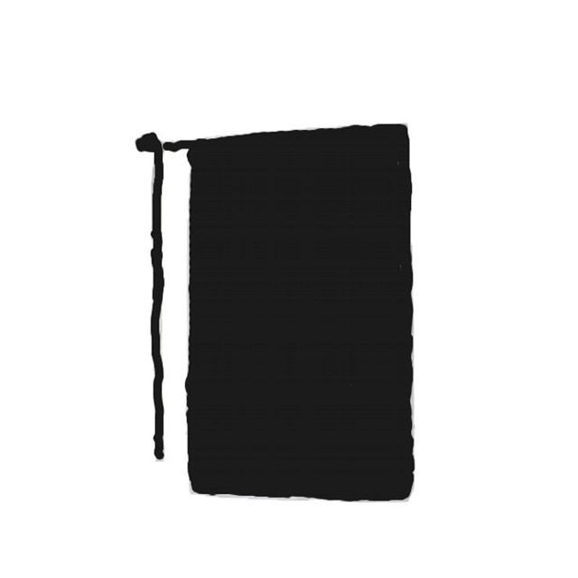 Vorbinder schwarz 100 x 100 cm