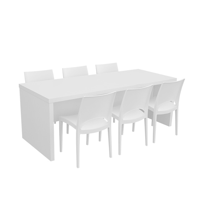 Bankettmöbel-Set White Lounge